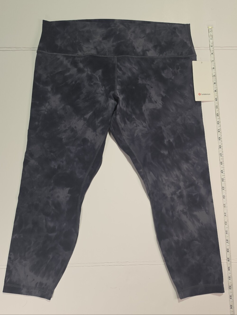 Lululemon Align HR Pant 25" Diamond Dye Pitch Grey Graphite Grey Size 20 NWT